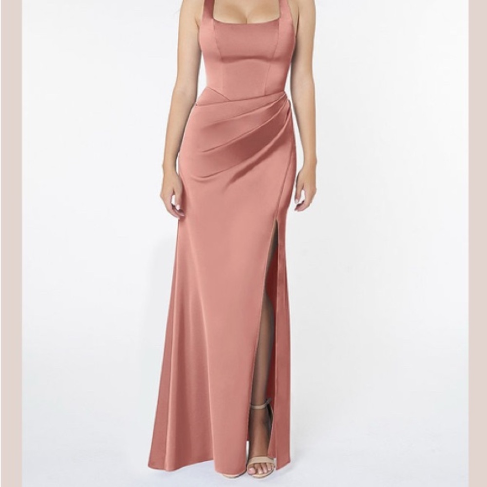 Azazie Elegant bridesmaid formal Rosette Dress